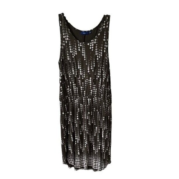 𝅺Apt 9 Green Fading Dots Tank Dress Size Large - Picture 3 of 6